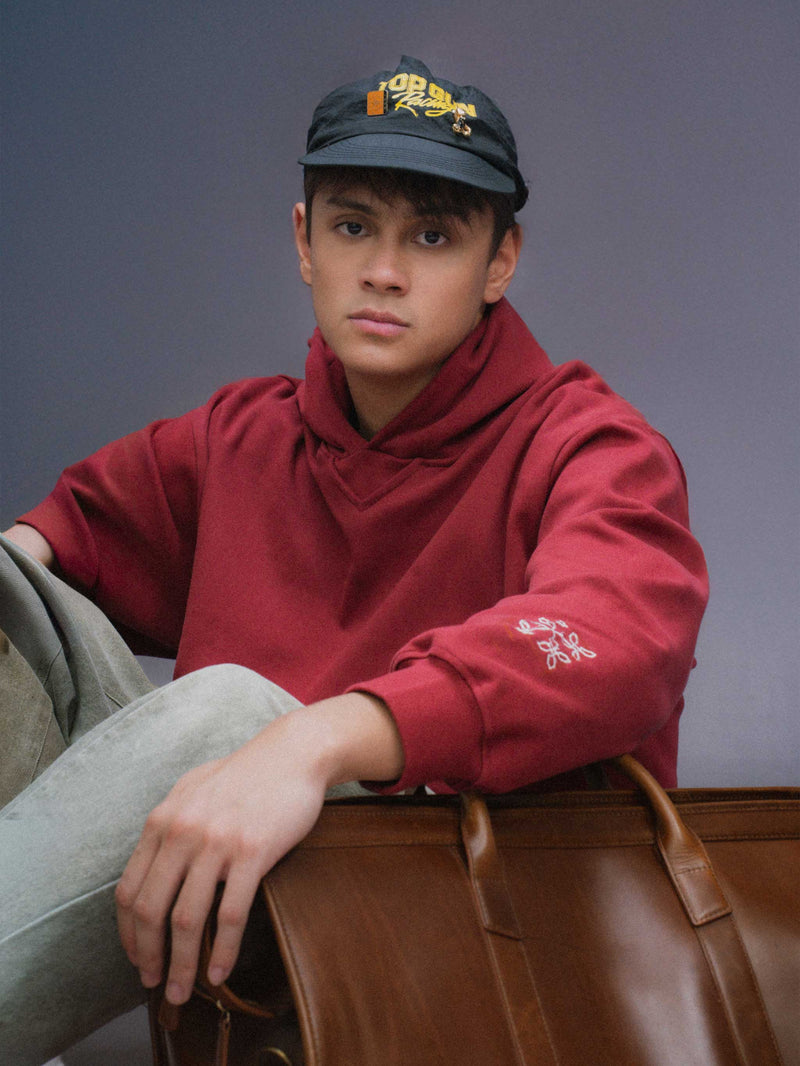 Rib Knit Hoodie